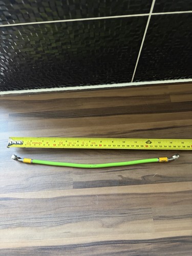 Hel braided hose green racing - hel,