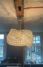 crystal chandelier ceiling light used