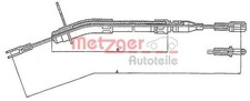 Original METZGER Cable Handbrake 10.935 For Mercedes-Benz