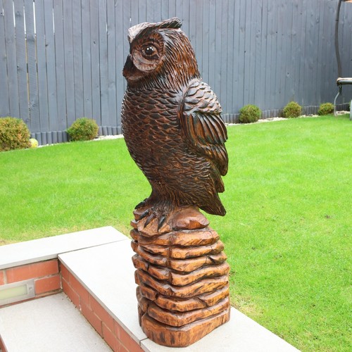 Oak owl garden - garden, ornament