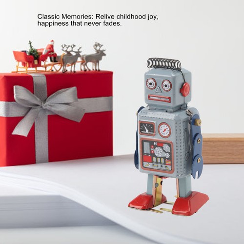 Wind vintage robot toys - up,