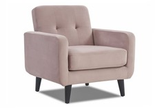 Velvet Sofas: Compact Accent Chairs - 7 Colours - FREE, QUICK & EASY DELIVERY