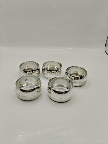 Vintage set five silver - vintage, of