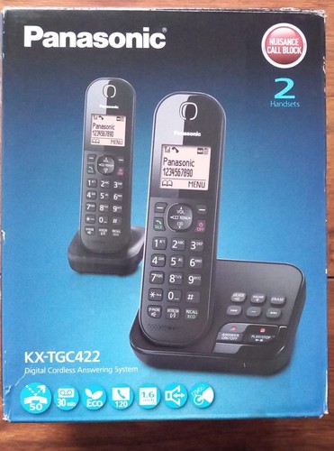 Panasonic tgc422eb cordless - panasonic, kx-tgc422eb