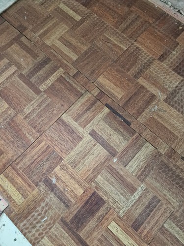Teak parquet flooring - teak,