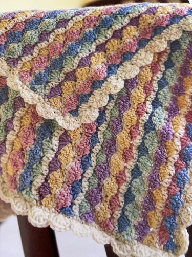 Gorgeous shell stitch - shell, blanket