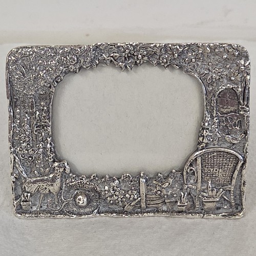 Vintage silver scenes mini - silver,