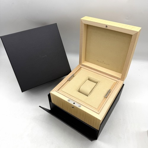 Blancpain wooden box brown - blancpain,