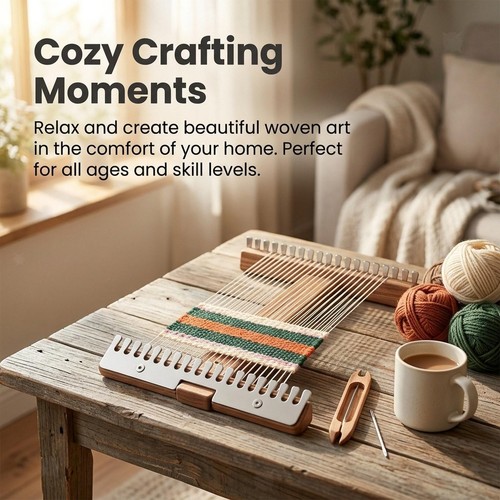 Wooden frame knitting loom - wooden,