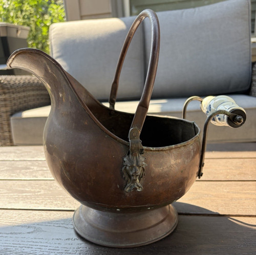 Vintage antique copper - vintage, coal
