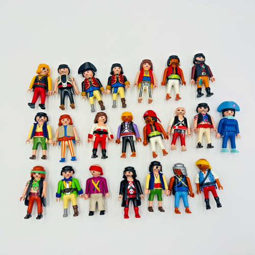 22x playmobil figures lot - 22x,