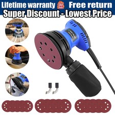Electric Sander Detail Sanding Machine for Wood Metal & 15pcs Sandpapers Tool