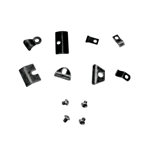 Stove glass clips - glass, set
