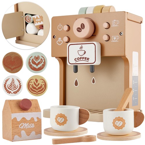 Kids wooden coffee - coffee, machine