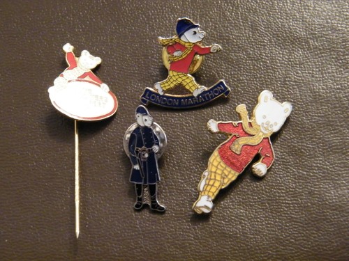 Rupert the bear pin badge - rupert,