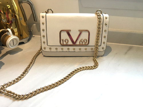 Versace y2k shoulder bag white - bag,