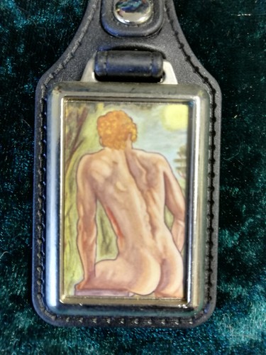 Adonis leather key fob - adonis,