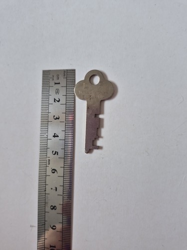 Vintage flat key - vintage, l