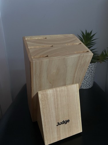 Judge bamboo knife block no - block,