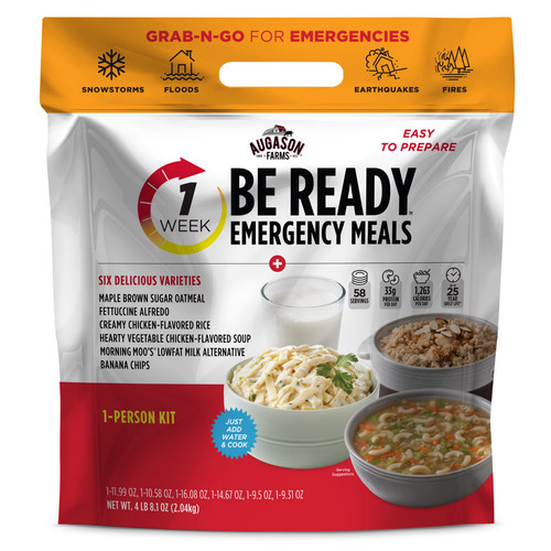 Week emergency food supply - emergency,