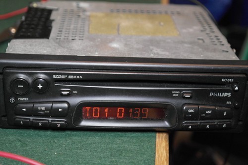 Philips 619 car radio cd - rc,