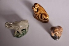 3 WHIMSIE ANIMALS:FLORIDA PANTHER, WHIMSIELAND ELEPHANT & COLOURWAYS GORILLA VGC