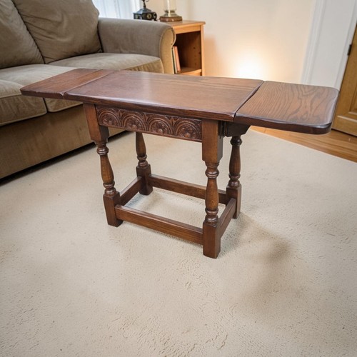 Small antique oak carved - oak,