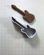 Guitar Cookie Cutter 75mm Length - Hand Wash Only