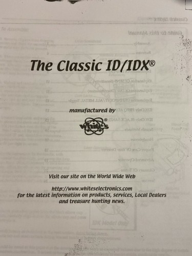 Classic idx whites metal - classic,