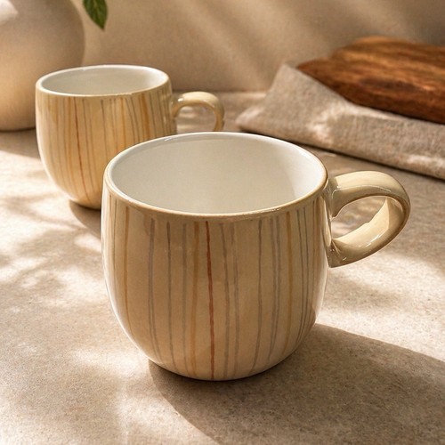 Denby ceramic striped coffee - denby,