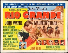 Rio Grande Colourized 1950 Starring John Wayne, Maureen O'Hara, Ben Johnson
