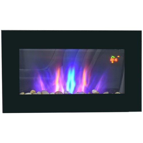 Electric wall fireplace led - wall,