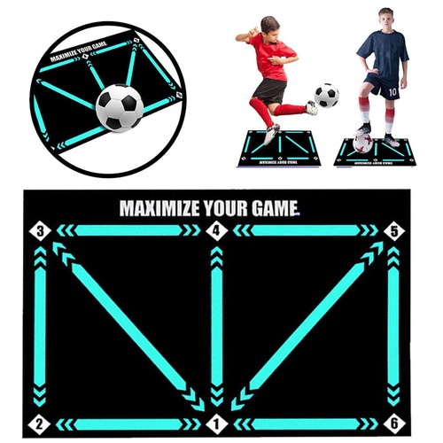 Football skills training mat - football,