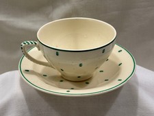 Susie Cooper Green Polka Dot