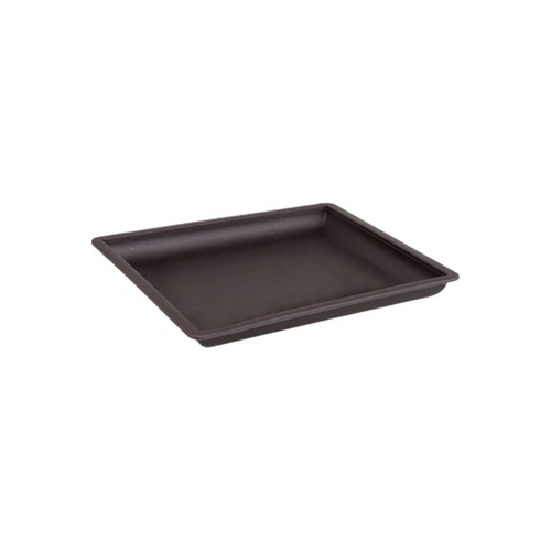 Square plastic bonsai pot - square,