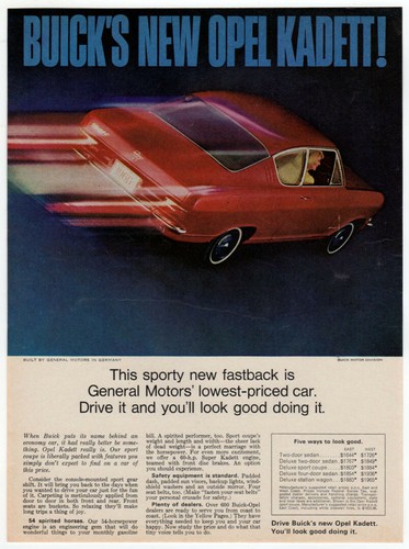 1966 opel kadett vintage - 1966,