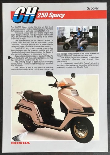 Honda ch250 spacy scooter - honda,