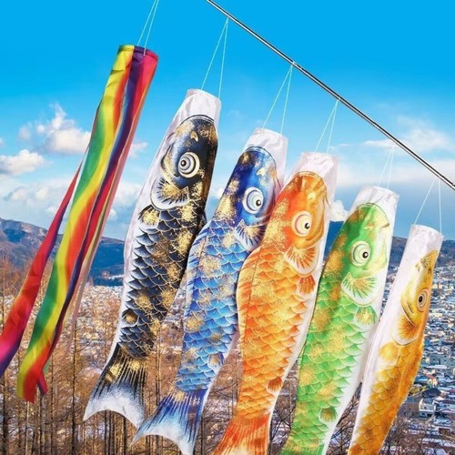 Windsocks japanese flag fish - japanese,