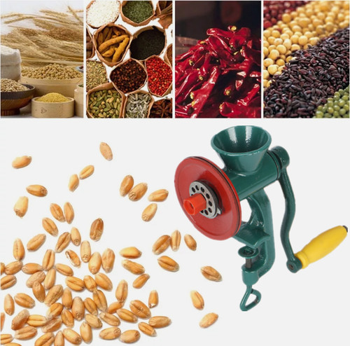 Hand crank manual corn grinder - hand,