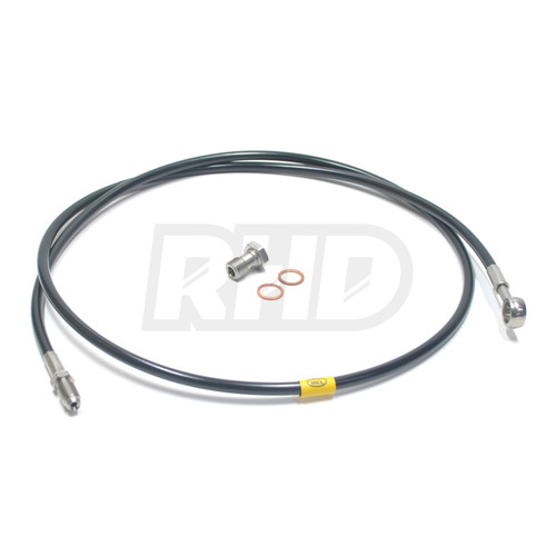 Hel braided clutch line - braided, hose