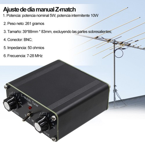 Qrp manual antenna - 5w, tuner