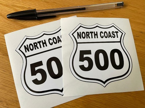 North coast 500 stickers - 500,