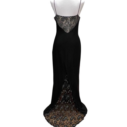 Vintage black formal dress - vintage,