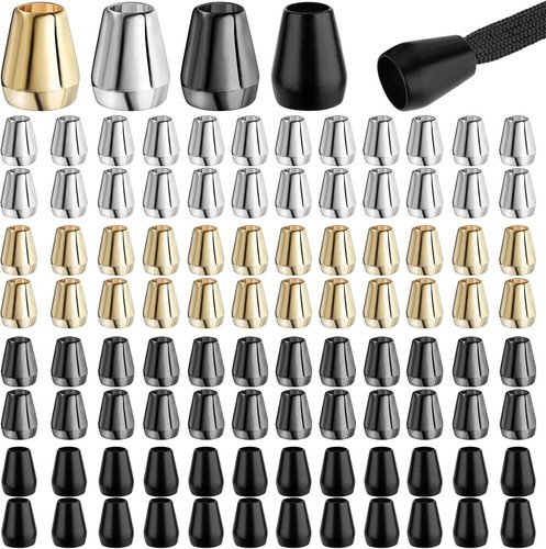 100pcs metal cord end toggles - 100pcs,