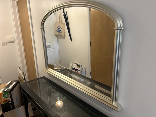 Large wall mirror silver - wall,