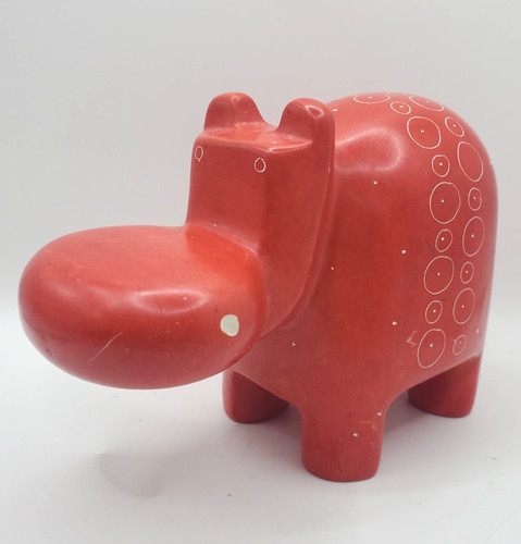 Vintage red large - vintage, hippo