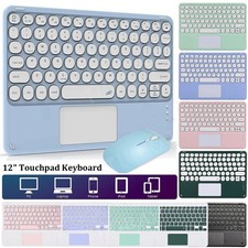 12inch Universal Bluetooth Touchpad Keyboard Mouse For iPad IOS Android Tablet