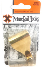 Brass Picture Rail Hooks
