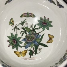 Portmeirion Botanic Garden Large, Deep Mixing Bowl 28.5cm Blue Passion Flower