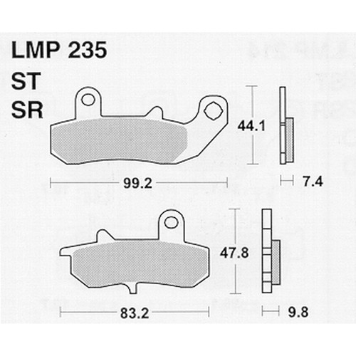 Brake pads athena - brake, for